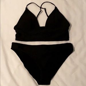 Girls black bathing suit- never been worn